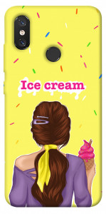 Чохол Ice cream girl для Xiaomi Mi 8