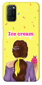 Чехол Ice cream girl для Oppo A52