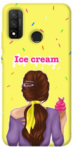 Чехол Ice cream girl для Huawei P Smart (2020)