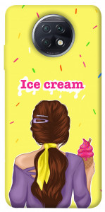 Чехол Ice cream girl для Xiaomi Redmi Note 9T