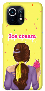 Чехол Ice cream girl для Xiaomi Mi 11