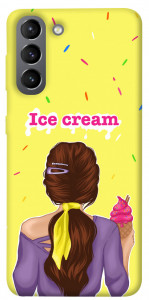 Чехол Ice cream girl для Galaxy S21
