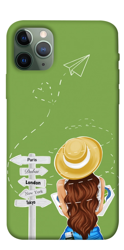 Чохол Travel girl для iPhone 11 Pro