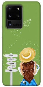 Чехол Travel girl для Galaxy S20 Ultra (2020)