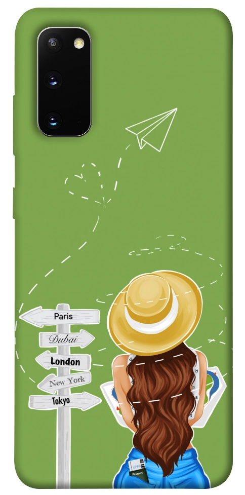 Чехол Travel girl для Galaxy S20 (2020)