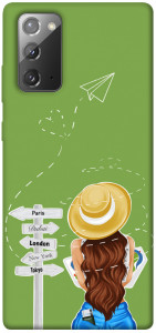 Чохол Travel girl для Galaxy Note 20