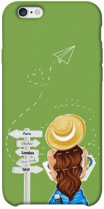 Чехол Travel girl для iPhone 6 plus (5.5'')