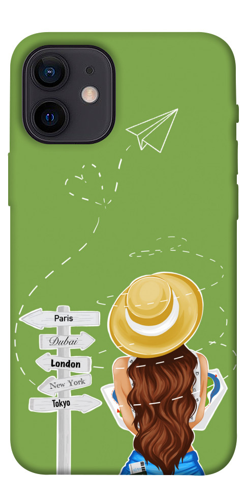 Чехол Travel girl для iPhone 12 mini