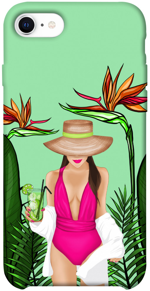 

Чехол Tropical girl для iPhone SE (2020) 1171294