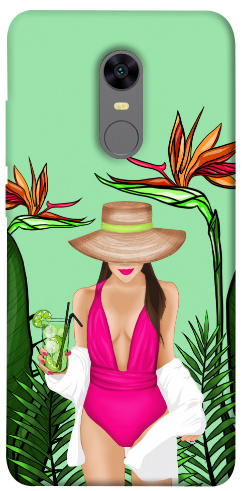 

Чехол Tropical girl для Xiaomi Redmi 5 Plus 1171342