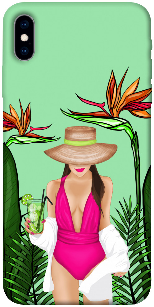 

Чехол Tropical girl для iPhone X (5.8") 1171353