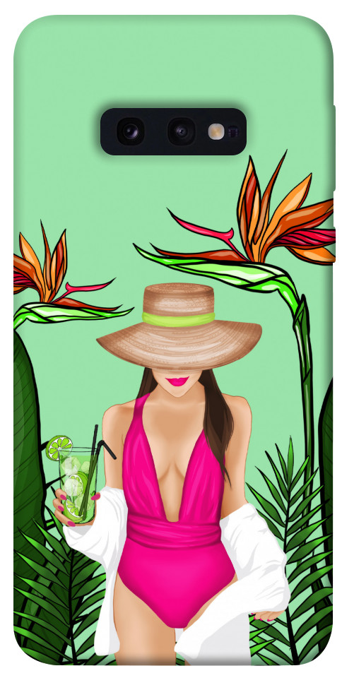 

Чехол Tropical girl для Galaxy S10e 1171378