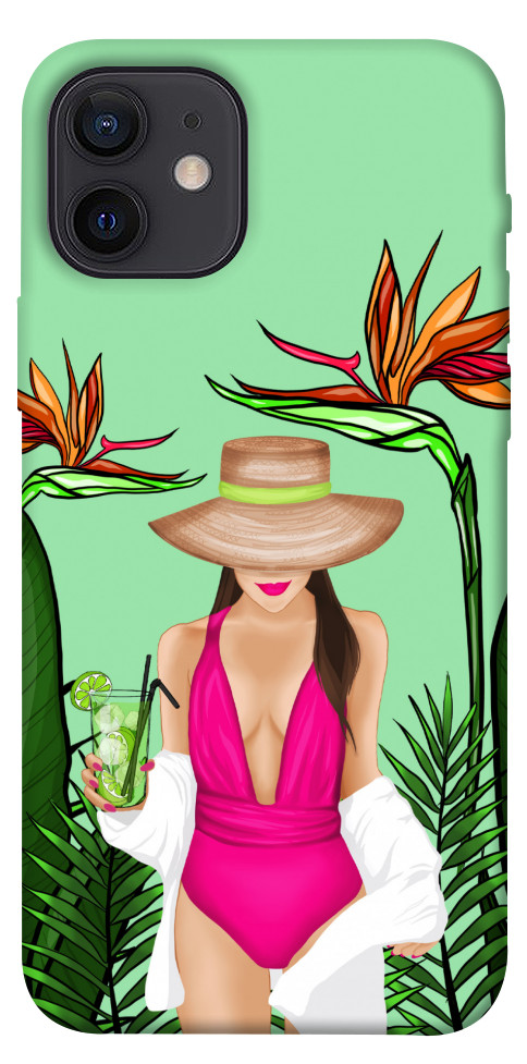 

Чехол Tropical girl для iPhone 12 1171384