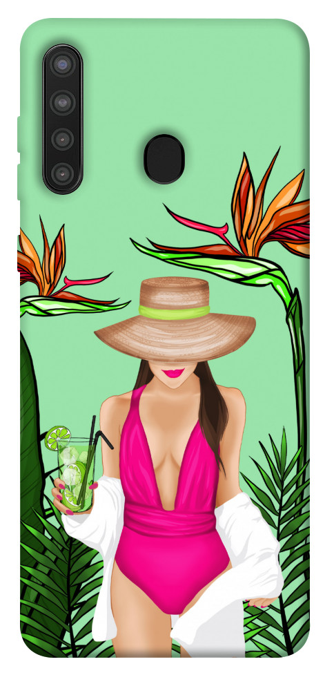 

Чохол Tropical girl для Galaxy A21 1171388