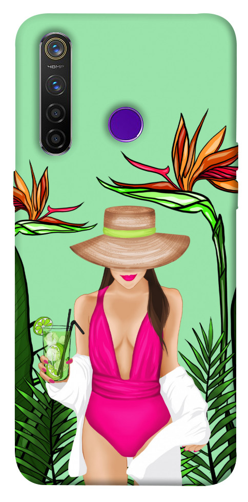 

Чохол Tropical girl для Realme 5 Pro 1171391