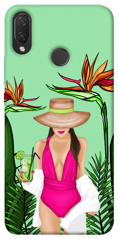 

Чехол Tropical girl для Huawei P Smart+ 1171401