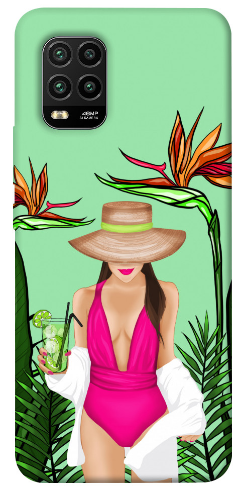 

Чехол Tropical girl для Xiaomi Mi 10 Lite 1171409