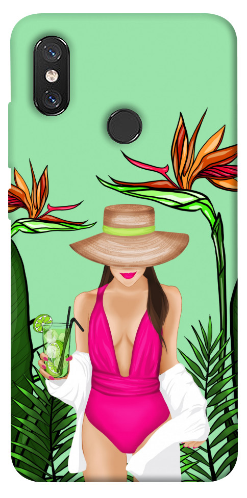 

Чехол Tropical girl для Xiaomi Mi 8 1171413