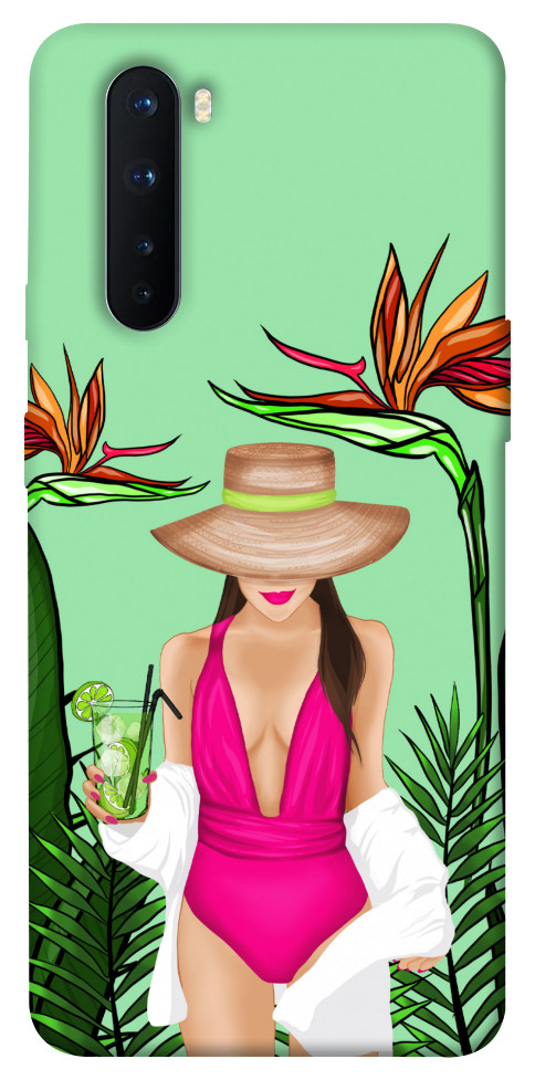 

Чехол Tropical girl для OnePlus Nord 1171416