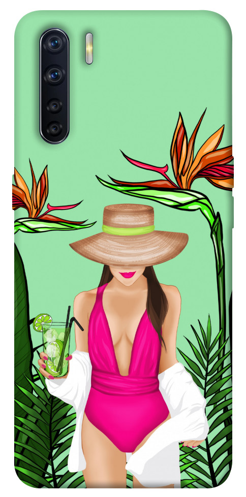 

Чохол Tropical girl для Oppo A91 1171421