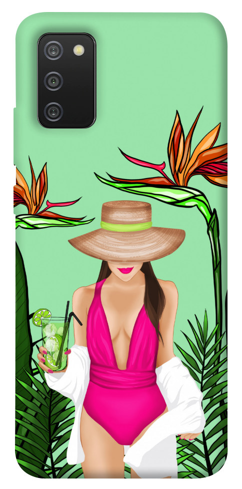 

Чохол Tropical girl для Galaxy A02s 1171431