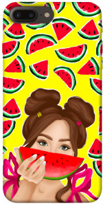 Чехол Watermelon girl для iPhone 7 plus (5.5")