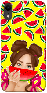 Чехол Watermelon girl для iPhone XR