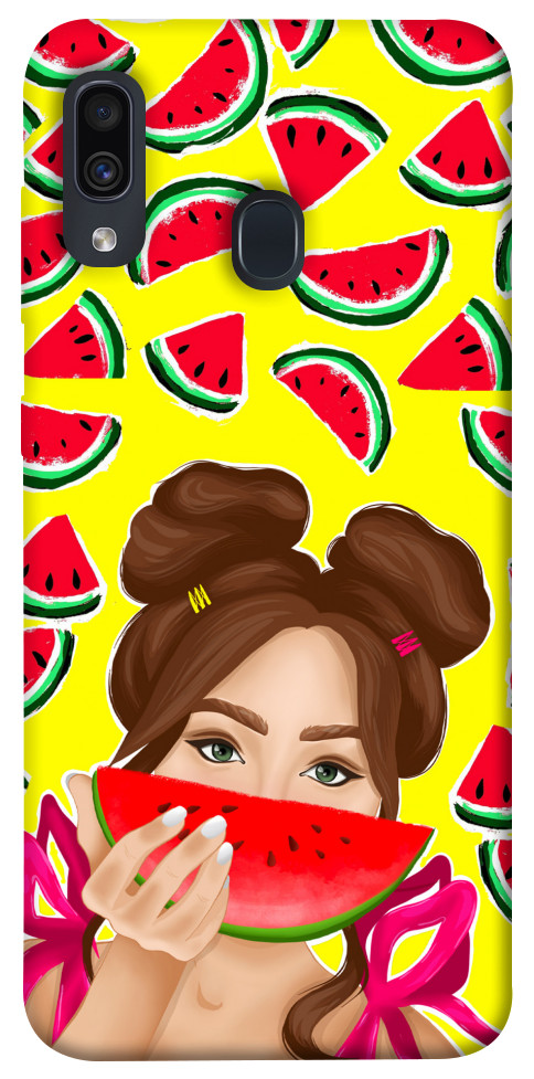 Чехол Watermelon girl для Galaxy A30 (2019)