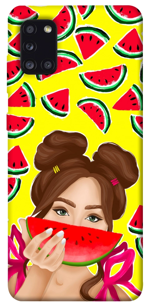 Чехол Watermelon girl для Galaxy A31 (2020)