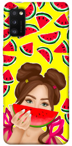 Чехол Watermelon girl для Galaxy A41 (2020)