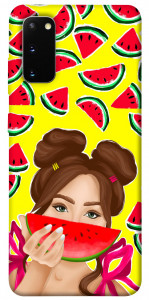 Чехол Watermelon girl для Galaxy S20 (2020)