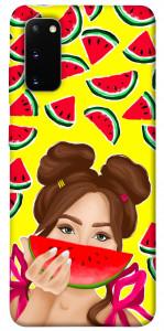 Чехол Watermelon girl для Galaxy S20 (2020)