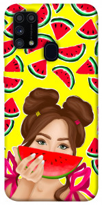 Чехол Watermelon girl для Galaxy M31 (2020)
