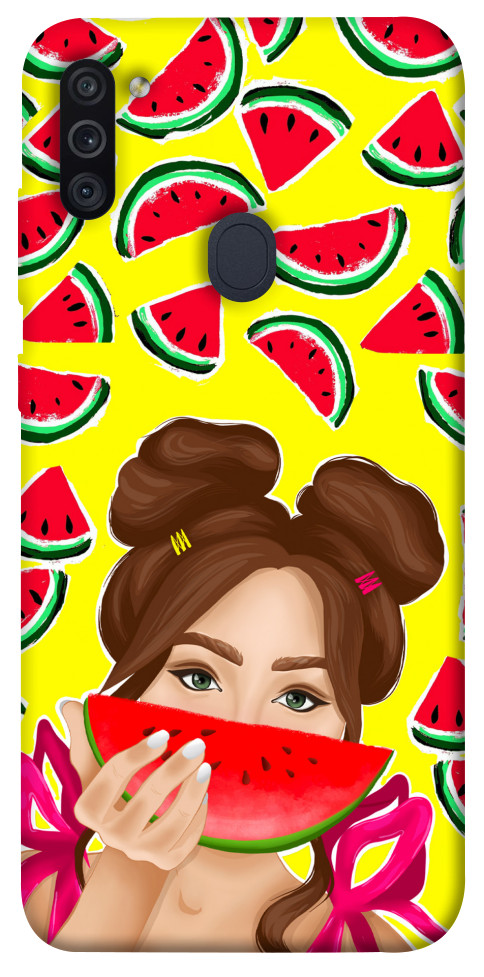 Чохол Watermelon girl для Galaxy M11 (2020)