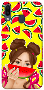 Чехол Watermelon girl для Galaxy M20