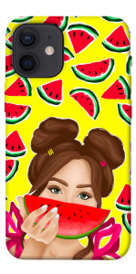 Чохол Watermelon girl для iPhone 12 mini
