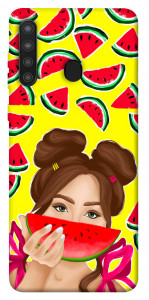Чехол Watermelon girl для Galaxy A21