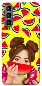 Чехол Watermelon girl для Galaxy S21