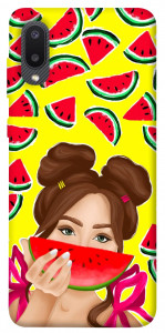 Чохол Watermelon girl для Galaxy A02