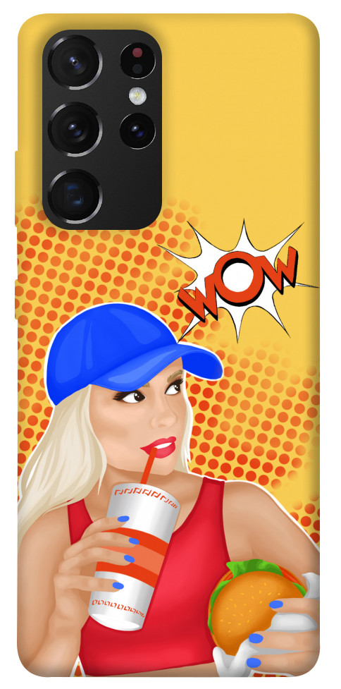 

Чехол Wow burger для Galaxy S21 Ultra 1171724