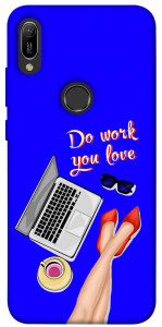 Чехол Do work you love для Huawei Y6 (2019)