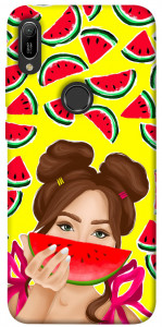 Чехол Watermelon girl для Huawei Y6 (2019)