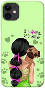 Чехол Love my dog для iPhone 11