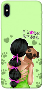 Чохол Love my dog для iPhone XS Max