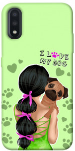 Чохол Love my dog для Galaxy A01