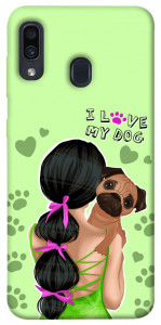 Чехол Love my dog для Samsung Galaxy A20 A205F