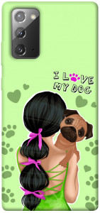 Чехол Love my dog для Galaxy Note 20