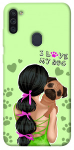 Чохол Love my dog для Galaxy M11 (2020)