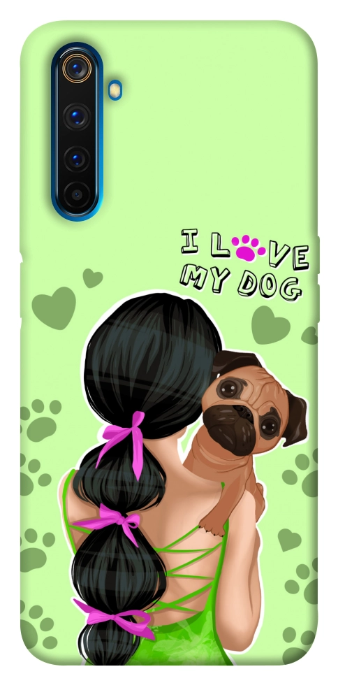 Чехол Love my dog для Realme 6 Pro