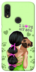 Чехол Love my dog для Xiaomi Redmi 7